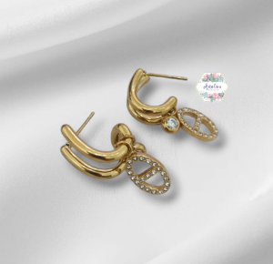 ARETES HERMES DORADOS