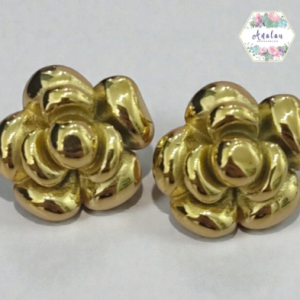 ARETES DE FLOR MEDIANOS