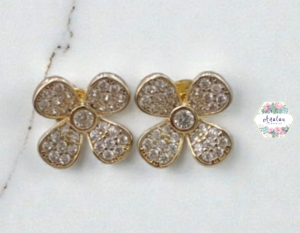 ARETE FLOR 4 PETALOS