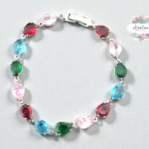 PULSERA DE PIEDRAS GOTA COLOFRES VARIAS