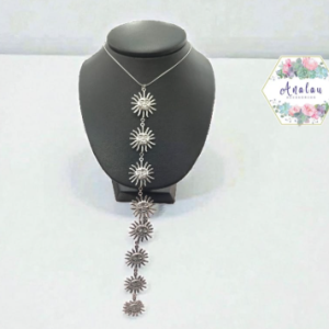 COLLAR DEL SOL PLATEADO