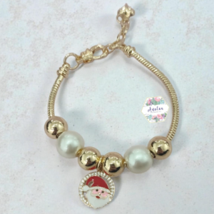 PULSERA DE SANTA CON PERLAS