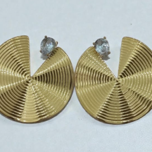 ARETES ABANICO GOLD