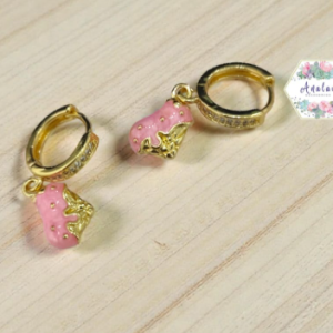 ARETES DE HELADO CORAZON