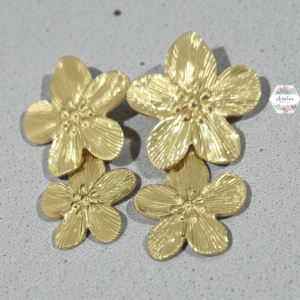 ARETES DOBOLE FLOR