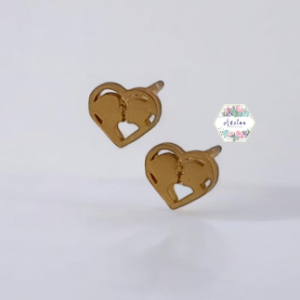 ARETES MINI DORADOS DE PAREJA