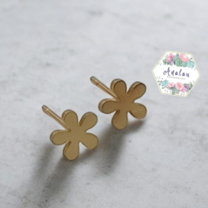 ARETE MINI DORADO FLOR