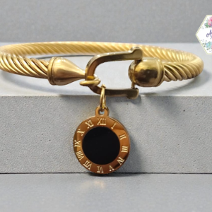 PULSERA BUGARII DORADO NEGRO EBILLA