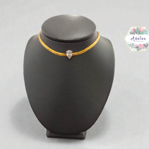 COLLAR DE GOTA CADENA TRENZADA