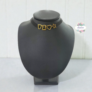 COLLAR TOUSS MAYA NEGRO