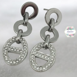 ARETE PLATA INCRUSTADO CIRCULAR 3