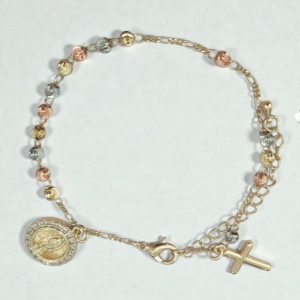 PULSERA DECENARIO VIRGEN BOLA TEXTURA PEQ