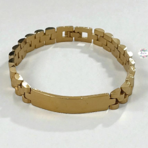 PULSERA DORADA GRANDE HOMBRE