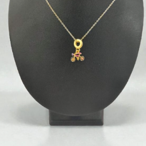 COLLAR DE MOTO ROSA MORADO
