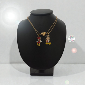 COLLAR DE PAREJA DE MICKEY Y MIMI