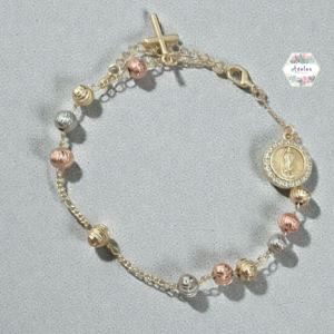 PULSERA DECENARIO VIRGEN BOLA TEXTURA
