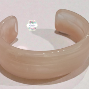 PULSERA DE ACRILICO ROSA LISA