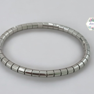 PULSERA PLATA EN LINEAS PEQUEÑAS