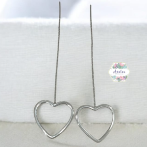 ARETE VIOLADOR CORAZON PLATA
