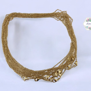 COLLAR DORADO ACERO INOXIDABLE