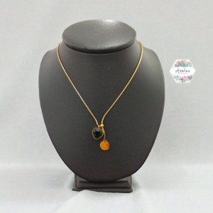 COLLAR CORAZON VERDE AJUSTABLE LOVE