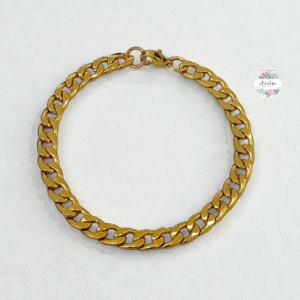 PULSERA DORADA TIPO CADENA