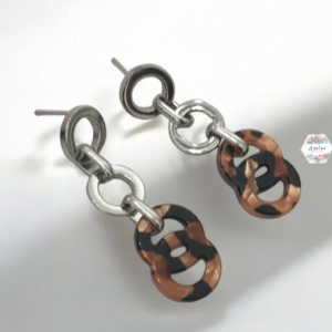 ARETE LARGO PLATA CIRCULO TIGERESA