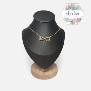 COLLAR DORADO CON INFINITO Y BALON