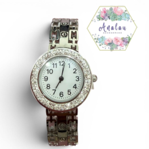 RELOJ BRILLOSO CON BLANCO DE CARRTIERR