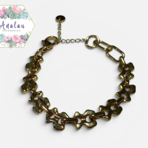 PULSERA DE OSOS DORADA