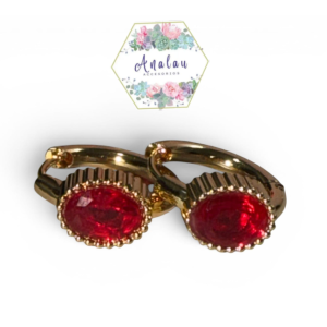 ARRACADA CIRCULAR ROJO