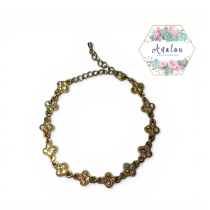 PULSERA DE TREBOL TORNASOL