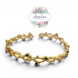 PULSERA DE METEDERA DORADA
