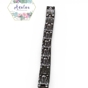PULSERA DE ESLABON DE HOMBRE PLATEADA