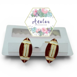 ARETES DE BALON DE FUTBOL AMAERICANO