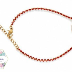 PULSERA OJO CON LISTON ROJO