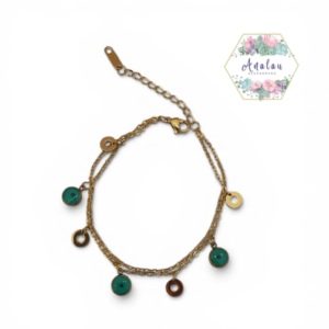PULSERA DE OJO TURCO AZUL AQUA