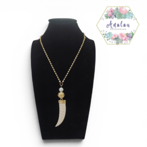 COLLAR COLMILLO BLANCO