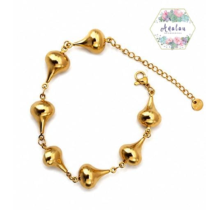 PULSERA DE GOTA DORADO