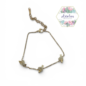 PULSERA 3 CORAZONES FLECHADOS