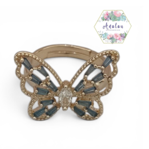 ANILLO MARIPOSA NEGRA