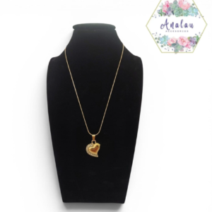 COLLAR CORAZON PARTIDO