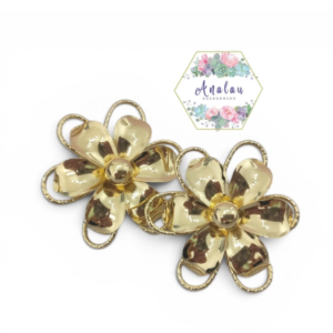ARETES 3D FLOR DOBLE