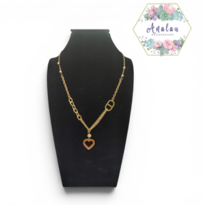 COLLAR CORAZON ASIMETRICO CDIOR