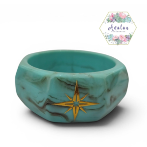 PULSERA AZUL TURQUESA CON ESTRELLA