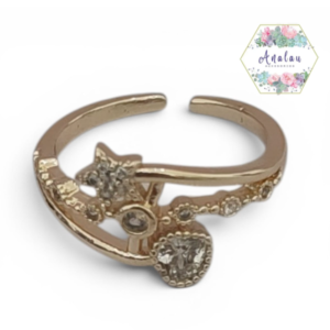 ANILLO CORAZON Y ESTRELLA