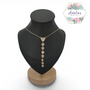 COLLAR DE CORAZON LARGO 8