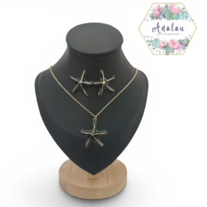 COLLAR DE ETSRELLAS NEGRAS MAR