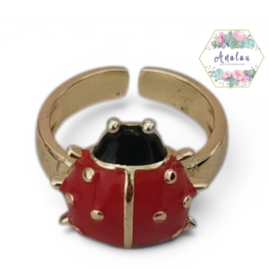 ANILLO MARIQUITA 8 PUNTOS DORADOS
