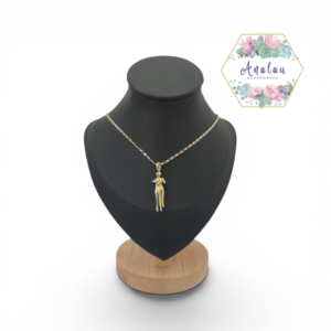 COLLAR DE PAREJA PLATA Y DORADO